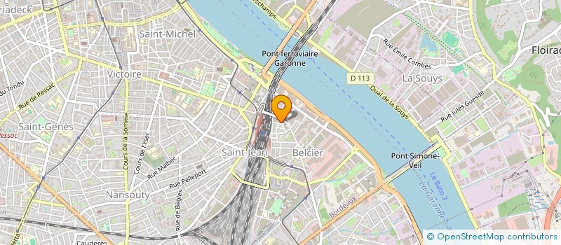 localisation de l'entreprise INDIVISION SOLIS SOTO / CHAMBON  BORDEAUX