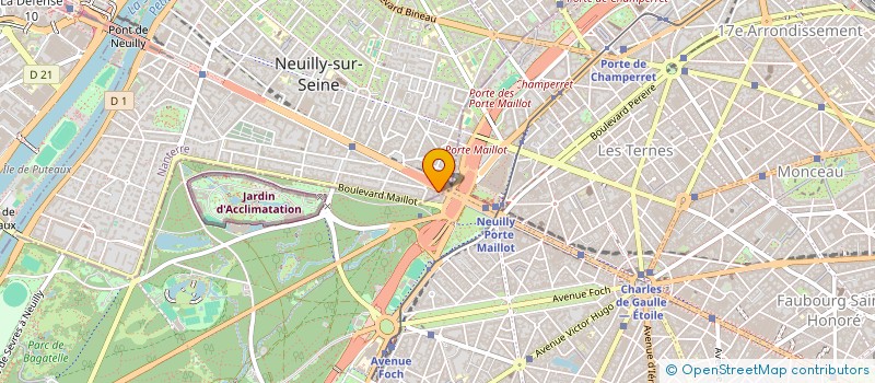 localisation de l'entreprise INDIVISION SOREAU CELERIER CHEVRIER à NEUILLY-SUR-SEINE