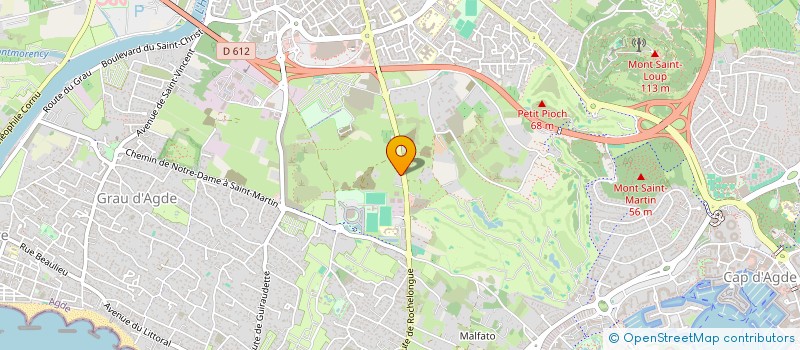 localisation de l'entreprise INDIVISION SORGE A & FARBOS M.C.  AGDE