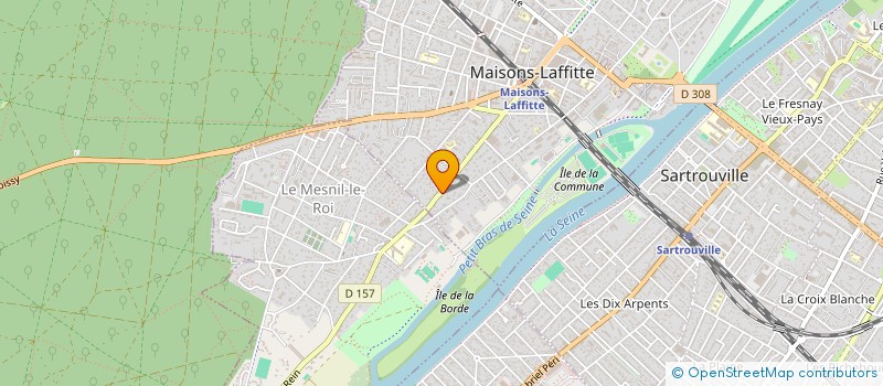 localisation de l'entreprise INDIVISION SOU CEDRIC ET ANNABELLE  MAISONS-LAFFITTE