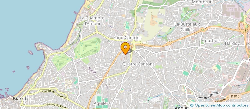 localisation de l'entreprise INDIVISION SOUBRAN ETIENNE ET MARIE  ANGLET