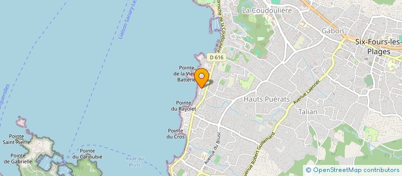 localisation de l'entreprise INDIVISION SOUHAUT à SIX-FOURS-LES-PLAGES