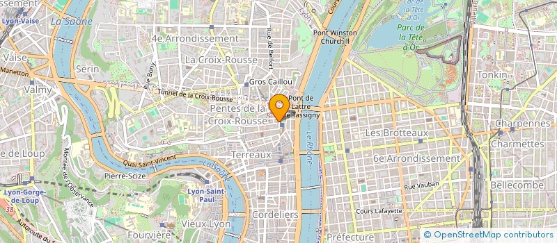 localisation de l'entreprise INDIVISION SOULAGE ET ROCCA à LYON