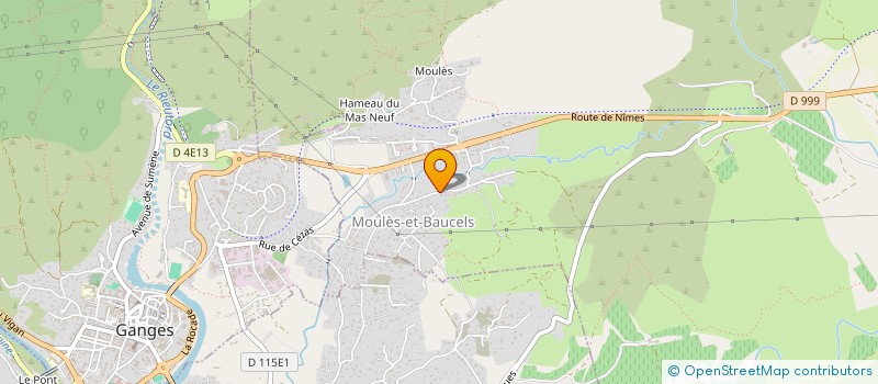 localisation de l'entreprise INDIVISION SOULIE*YVES JACQUES/  MOULES-ET-BAUCELS