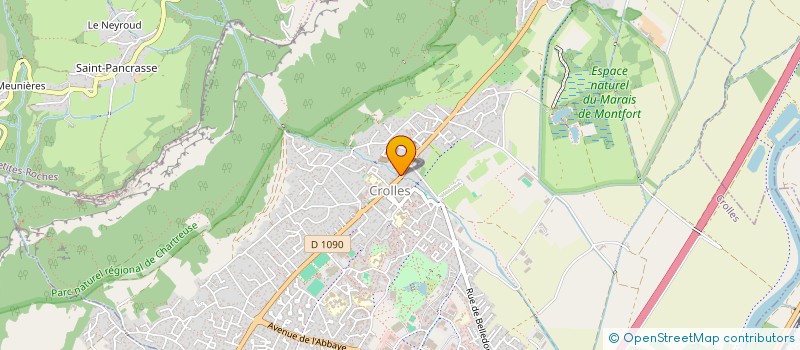 localisation de l'entreprise INDIVISION SOUNIER GERARD ET CLAUDE  CROLLES