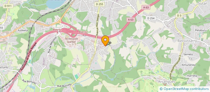 localisation de l'entreprise INDIVISION SOUPPEZ MATTHIEU ET SAEZ AMANDINE  ARBONNE