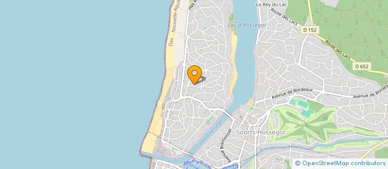 localisation de l'entreprise INDIVISION SOUQUET ANNA PIERRE CLAIRE  SOORTS-HOSSEGOR