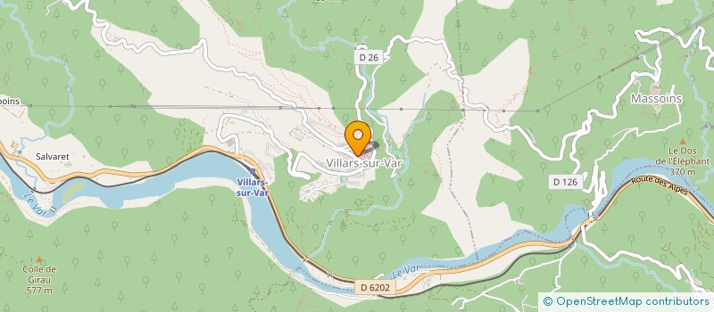 localisation de l'entreprise INDIVISION SOURROUIL  VILLARS-SUR-VAR