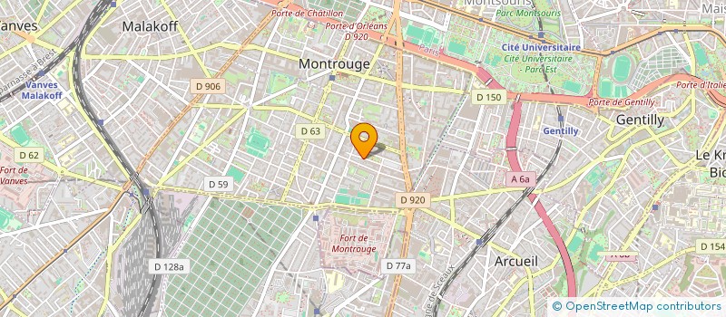 localisation de l'entreprise INDIVISION SOUS  MONTROUGE