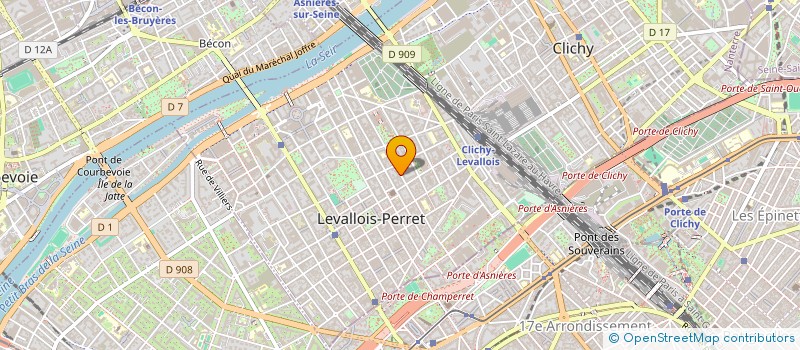 localisation de l'entreprise INDIVISION SOUSSEN-KLIPFEL à LEVALLOIS-PERRET