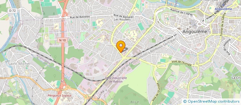 localisation de l'entreprise INDIVISION SOWEIF ZAPIRAIN à ANGOULEME