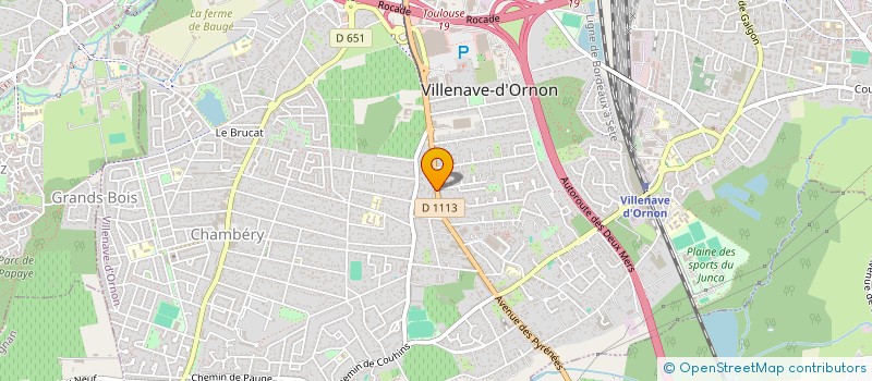 localisation de l'entreprise INDIVISION SPADI / ESTEVE à VILLENAVE-D'ORNON