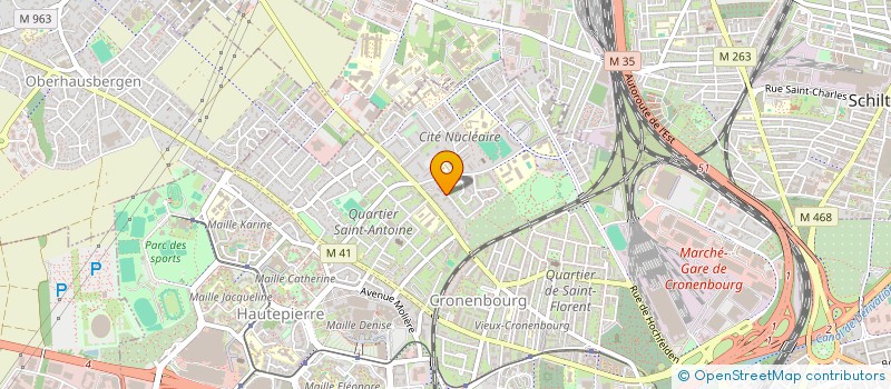 localisation de l'entreprise INDIVISION SPECKEL-BALLAND à STRASBOURG