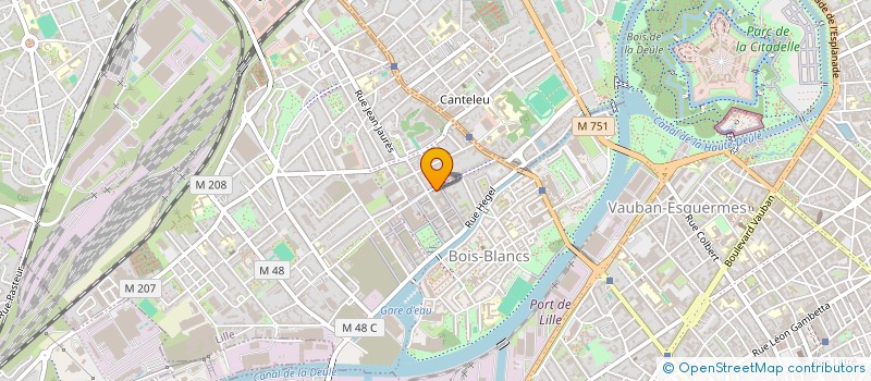 localisation de l'entreprise INDIVISION SPERANDIO - STROZYK à LILLE