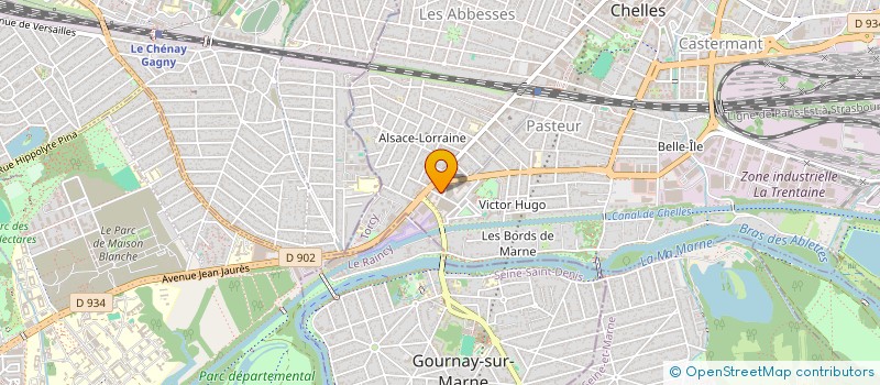 localisation de l'entreprise INDIVISION SPERANZA FASSLER  CHELLES