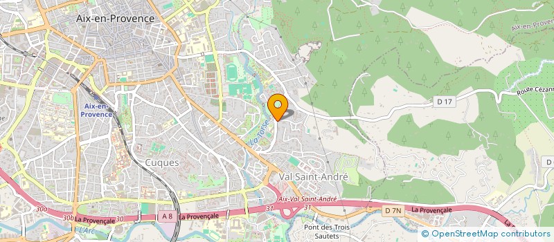 localisation de l'entreprise INDIVISION SPINAZZOLA DUPORTE  AIX-EN-PROVENCE