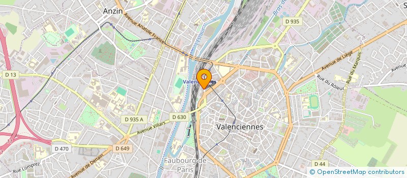 localisation de l'entreprise INDIVISION SPINICCI THOMAS ET PERNAK ANNE-SOPHIE à VALENCIENNES