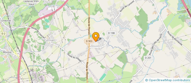 localisation de l'entreprise INDIVISION SPITERY GIUSIANO  CORNIER