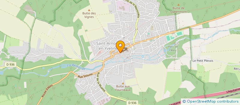 localisation de l'entreprise INDIVISION ST ARNOULT  SAINT-ARNOULT-EN-YVELINES