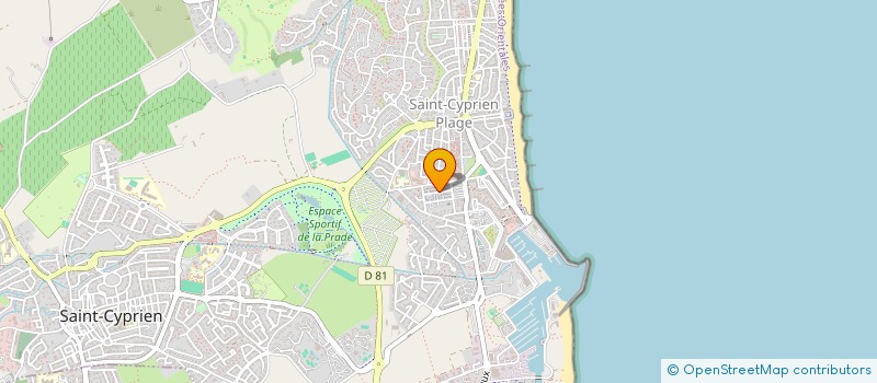 localisation de l'entreprise INDIVISION ST CYPRIEN  SAINT-CYPRIEN