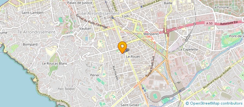 localisation de l'entreprise INDIVISION ST JACQUES à MARSEILLE