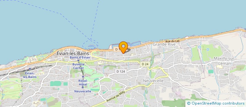 localisation de l'entreprise INDIVISION STAMATES-ROERTY TRACEY ET JOHN  EVIAN-LES-BAINS