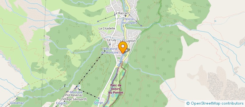 localisation de l'entreprise INDIVISION STAPLETON  LES CONTAMINES-MONTJOIE