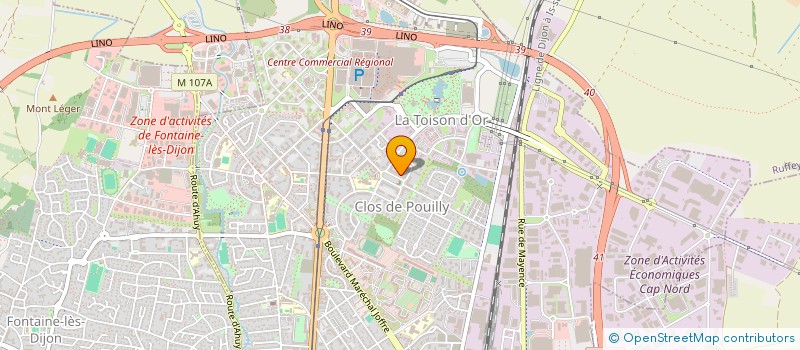 localisation de l'entreprise INDIVISION START à DIJON