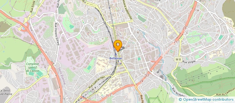 localisation de l'entreprise INDIVISION STEFF GERBERT GAILLARD  SAINT-ETIENNE