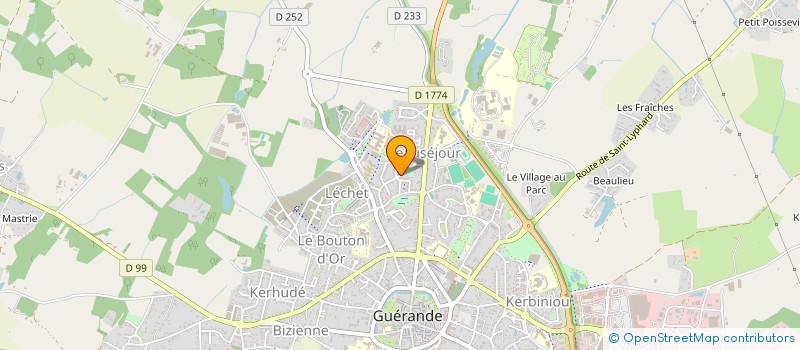localisation de l'entreprise INDIVISION STEINER  GUERANDE