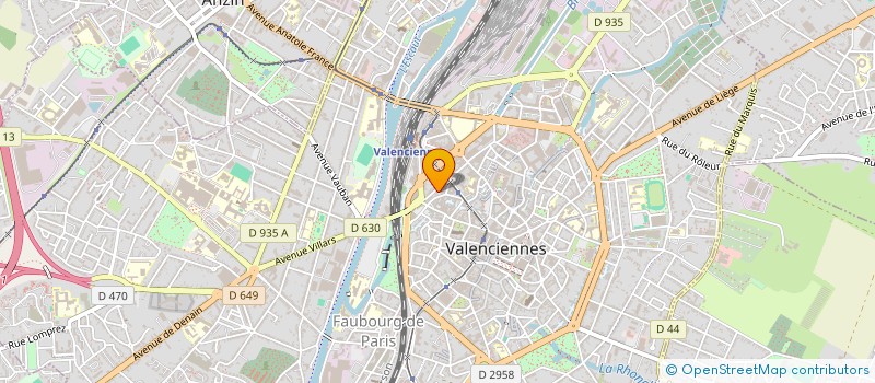 localisation de l'entreprise INDIVISION STELLAMANS BAVAY à VALENCIENNES