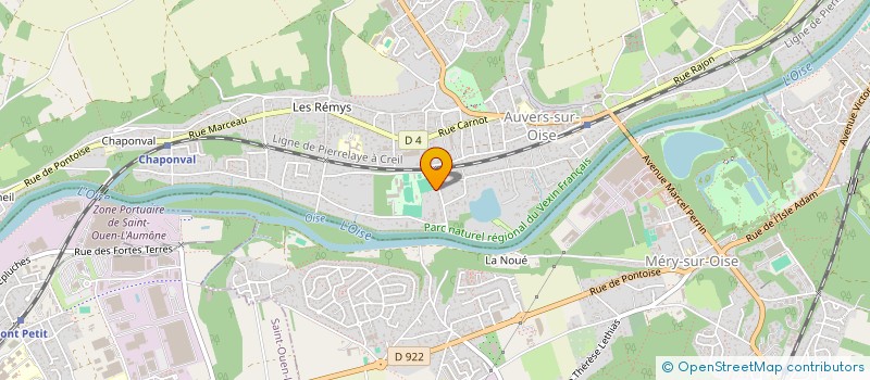 localisation de l'entreprise INDIVISION STEPHANE SALOMON ET ZAHRA NAJEM  AUVERS-SUR-OISE