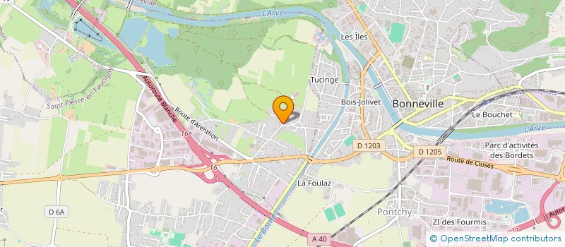 localisation de l'entreprise INDIVISION STEUNOU - FOULON  SAINT-PIERRE-EN-FAUCIGNY