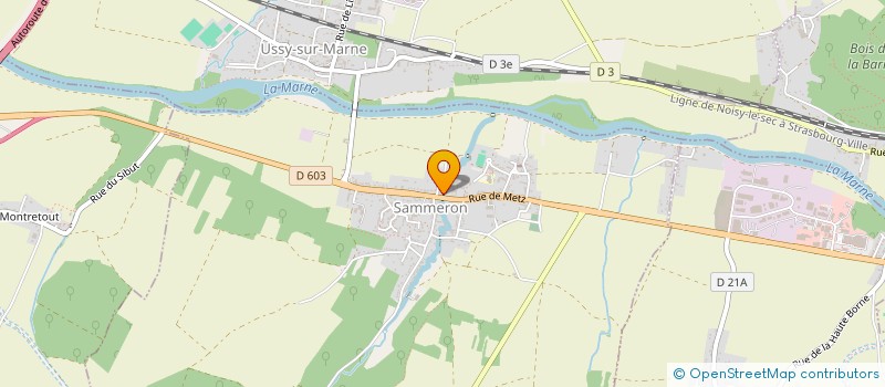 localisation de l'entreprise INDIVISION STEVE KESSOUM ET AUDREY KESSOUM-CHARLEUX  SAMMERON