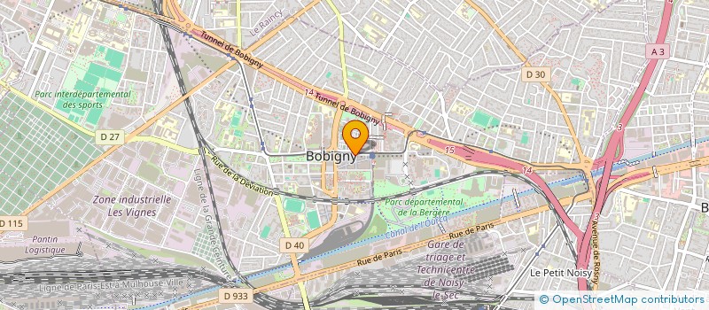 localisation de l'entreprise INDIVISION STREAMES / BLAYDES DOMINIC ET VIRGINIA  BOBIGNY