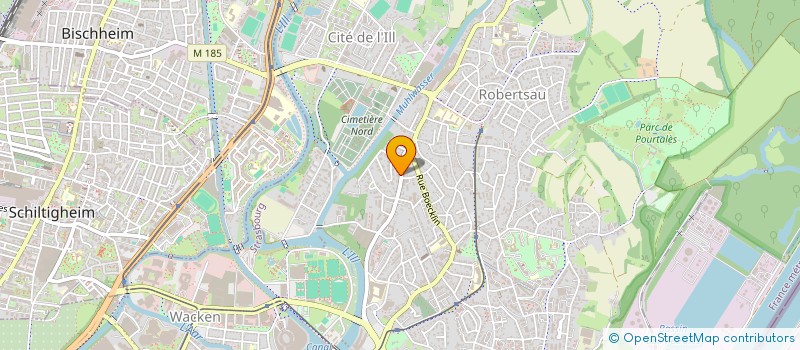 localisation de l'entreprise INDIVISION STREICHER à STRASBOURG