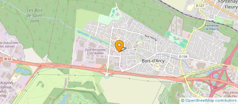 localisation de l'entreprise INDIVISION STROUVEN FONTAINE  BOIS-D'ARCY