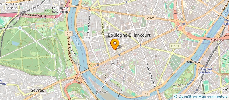 localisation de l'entreprise INDIVISION STUDIO 147 à BOULOGNE-BILLANCOURT