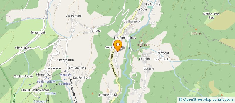 localisation de l'entreprise INDIVISION SUCCESSION BLANC à BELLEVAUX