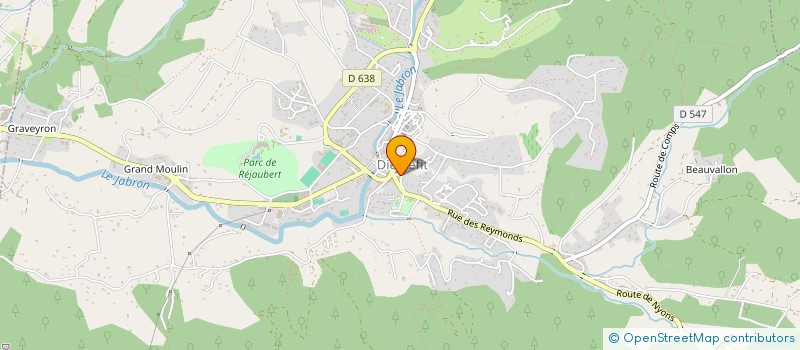 localisation de l'entreprise INDIVISION SUCCESSION CECCALDI S  DIEULEFIT