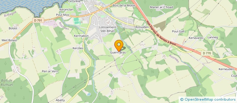 localisation de l'entreprise INDIVISION SUCCESSORALE BEULLIER à LE FAOU