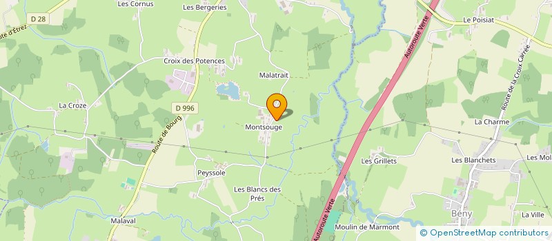 localisation de l'entreprise INDIVISION SUCCESSORALE CHANEL REGIS à MARBOZ