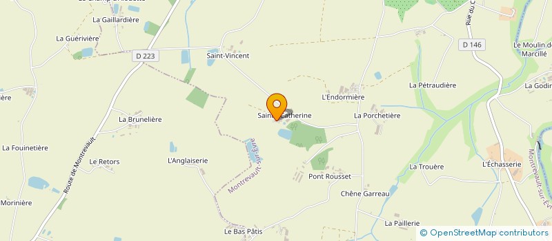 localisation de l'entreprise INDIVISION SUCCESSORALE COLONNIER à MONTREVAULT-SUR-EVRE