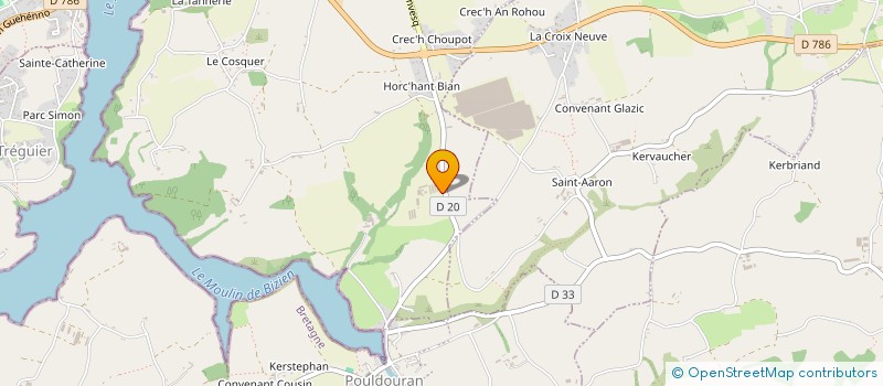 localisation de l'entreprise INDIVISION SUCCESSORALE DE MARIE FRANOISE TOCQUER à PLOUGUIEL