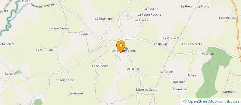 localisation de l'entreprise INDIVISION SUCCESSORALE DOUET JEAN LOUIS à BAZOCHES SUR HOENE