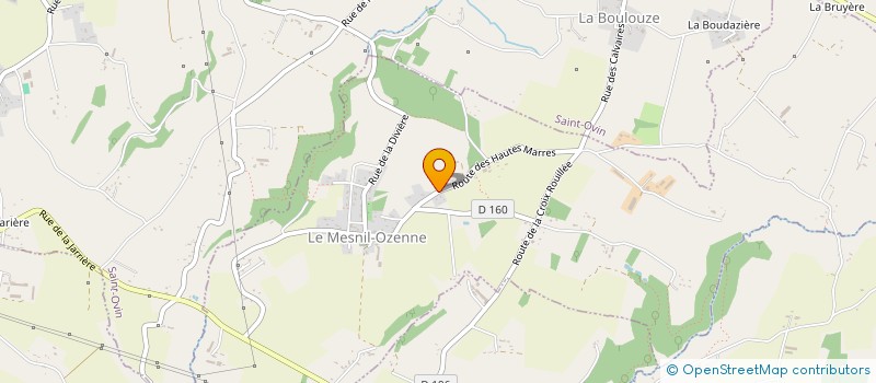 localisation de l'entreprise INDIVISION SUCCESSORALE FEUILLET GUY à LE MESNIL-OZENNE