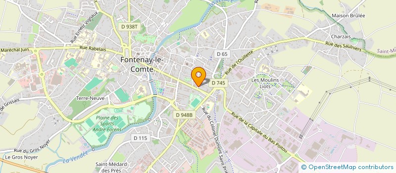 localisation de l'entreprise INDIVISION SUCCESSORALE  FRE  FONTENAY-LE-COMTE