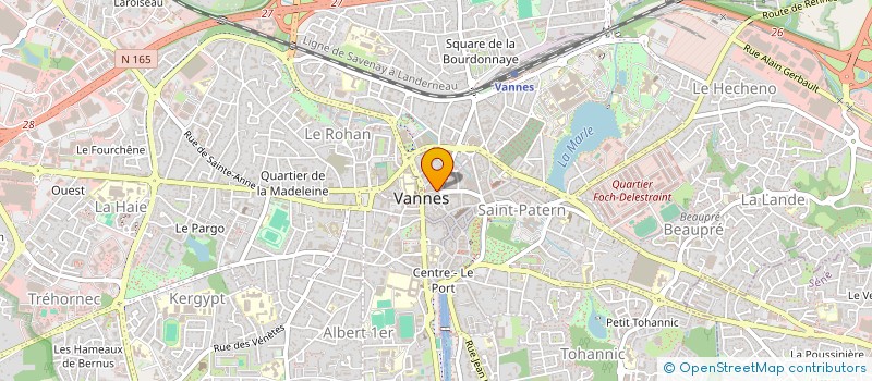 localisation de l'entreprise INDIVISION SUCCESSORALE JAHIER  VANNES