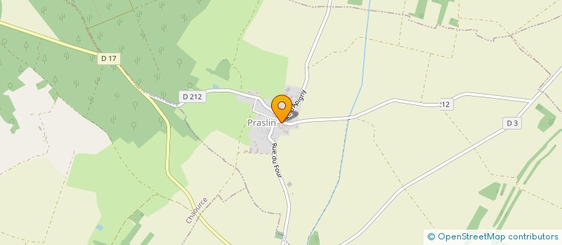 localisation de l'entreprise INDIVISION SUCCESSORALE LAUREY JEAN  PRASLIN