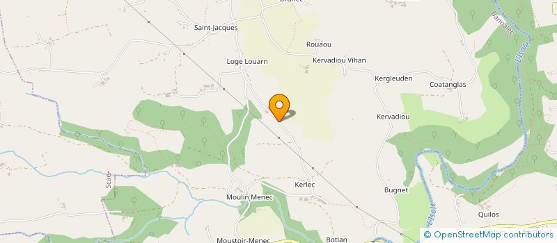 localisation de l'entreprise INDIVISION SUCCESSORALE LE DU  BANNALEC